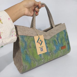 UwaisGen Fyra Bag Tenun Endek Handmade