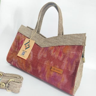 UwaisGen Fyra Bag Tenun Endek Handmade