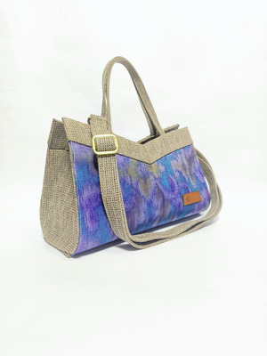 UWAISGEN Tas Wanita Goni Tenun Endek Etnik Bali Handmade Fyra Bag
