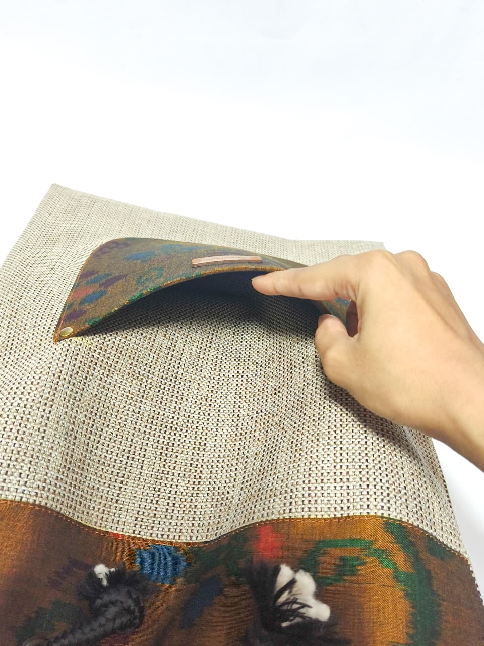 UWAISGEN Totebag Bali Tas Endek Etnik Bali Handmade Uwais Totebag