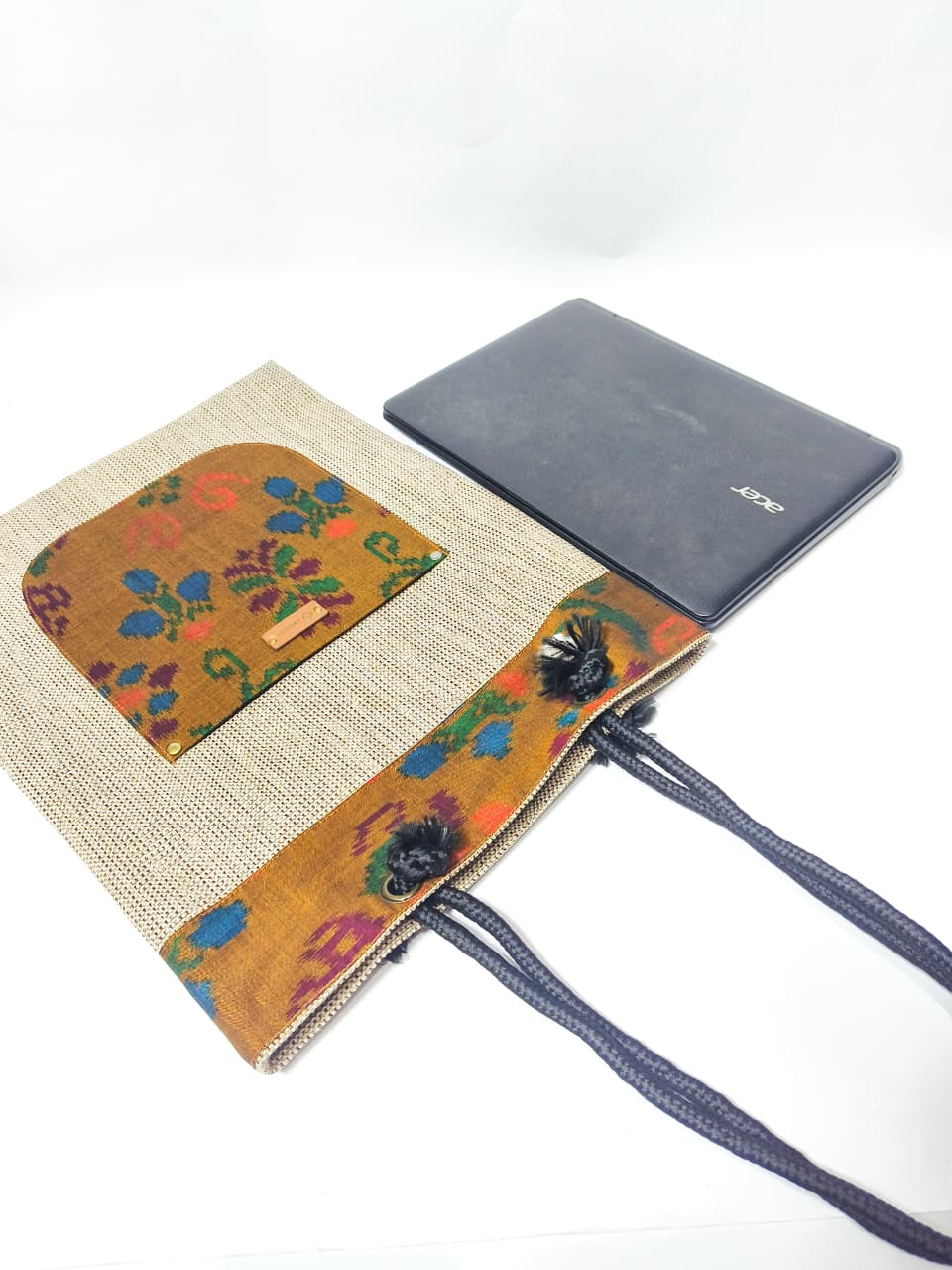 UWAISGEN Totebag Bali Tas Endek Etnik Bali Handmade Uwais Totebag