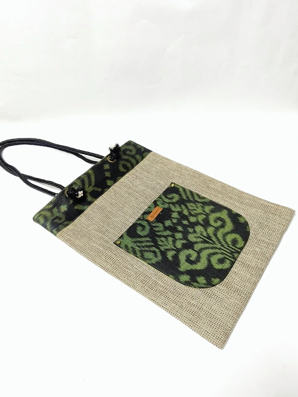 UWAISGEN Totebag Bali Tas Endek Etnik Bali Handmade Uwais Totebag