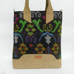 UWAISGEN Hafsha Bag Besar Goni Tenun Endek Handmade