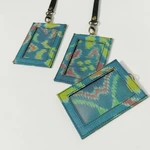 UWAISGEN Nametag/Landnyard 1 sisi Endek Etnik Bali Handmade