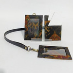 UWAISGEN Souvenir Nametag/Lanyard Simcard Endek Etnik Bali Handmade