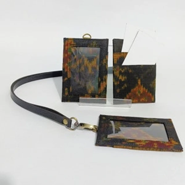 UWAISGEN Souvenir Nametag/Lanyard Simcard Endek Etnik Bali Handmade