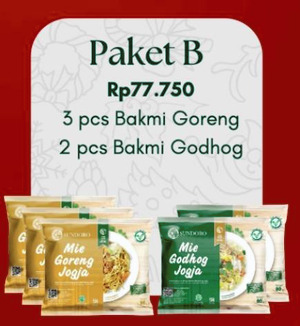 Bakmi Jogja Sundoro Paket hampers B