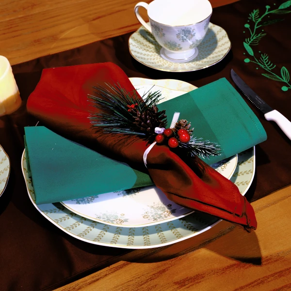 Napkin Bahan Damask
