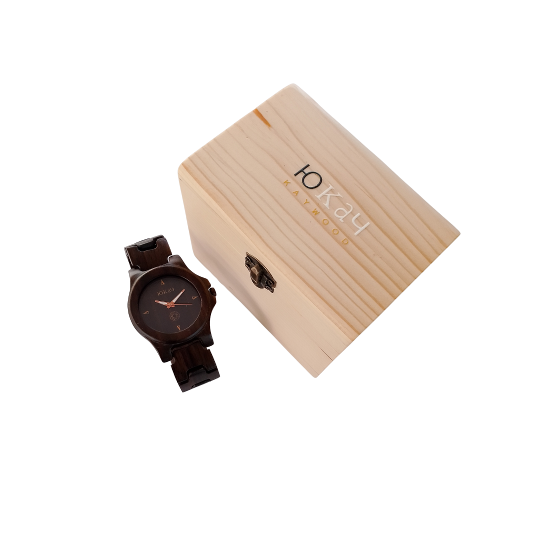 Jamtangan kayu unisex Caraka Sono