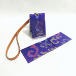 UWAISGEN Nametag/Lanyard 2 sisi Endek Etnik Bali Handmade
