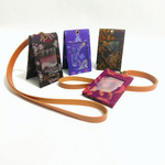 UWAISGEN Nametag/Lanyard 2 sisi Endek Etnik Bali Handmade