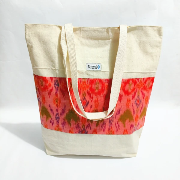 UWAISGEN Dhea Totebag Blacu Endek Etnik Bali Handmade