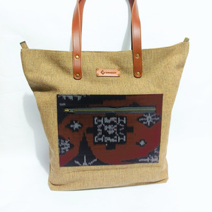 UWAISGEN Totebag Goni Endek Etnik Bali Hadmade Estu Bag