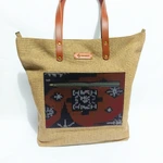 UWAISGEN Totebag Goni Endek Etnik Bali Hadmade Estu Bag