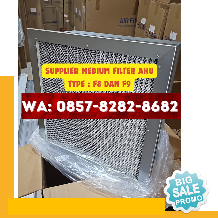 📞[0857-8282.8682] Jual Medium Filter HVAC F8, Distributor Medium Filter Pocket, Harga Terbaik untuk Udara Bersih