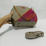 UWAISGEN Tas Selempang Wanita Basma Bag Goni Tenun Endek Etnik Bali Handmade