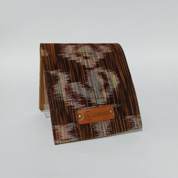 UWAISGEN Dompet Saku Pria Tenun Endek Etnik Bali Handmade