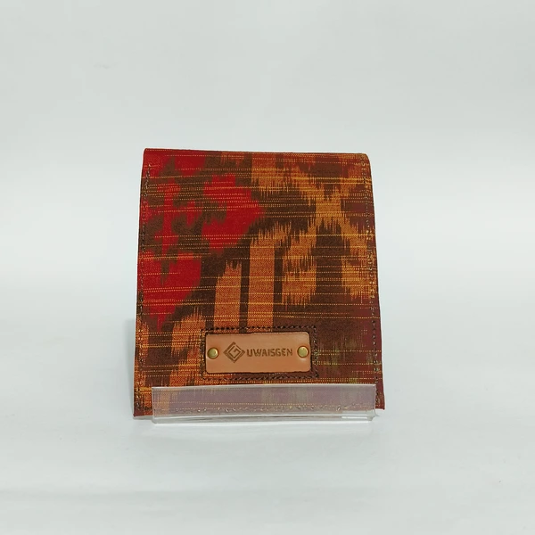 UWAISGEN Dompet Saku Pria Tenun Endek Etnik Bali Handmade