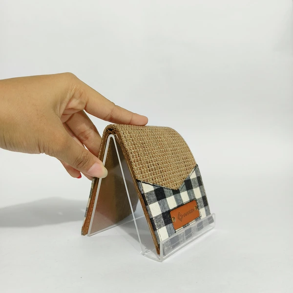 UWAISGEN Dompet Saku Pria Goni Kain Poleng Etnk Bali Handmade