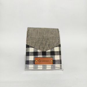UWAISGEN Dompet Saku Pria Goni Kain Poleng Etnk Bali Handmade