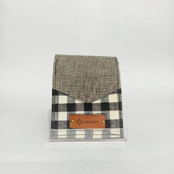 UWAISGEN Dompet Saku Pria Goni Kain Poleng Etnk Bali Handmade