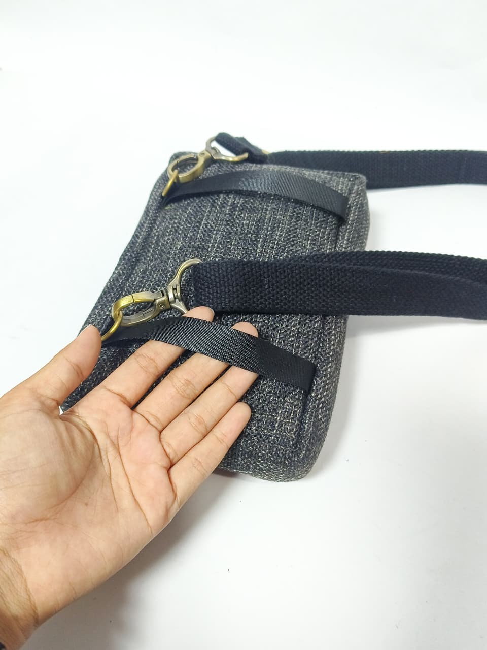 UWAISGEN Tas Selempang Wanita Goni Endek Etnik Bali Handmade Viktoria Slingbag