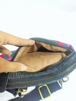 UWAISGEN Tas Selempang Wanita Goni Endek Etnik Bali Handmade Viktoria Slingbag
