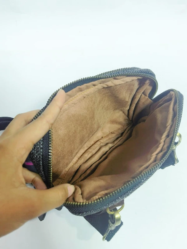 UWAISGEN Tas Selempang Wanita Goni Endek Etnik Bali Handmade Viktoria Slingbag