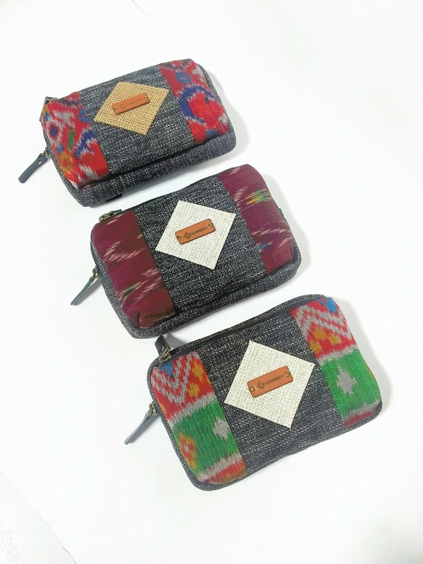 UWAISGEN Tas Selempang Wanita Goni Endek Etnik Bali Handmade Viktoria Slingbag