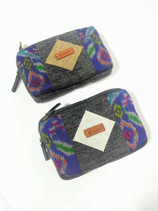 UWAISGEN Tas Selempang Wanita Goni Endek Etnik Bali Handmade Viktoria Slingbag