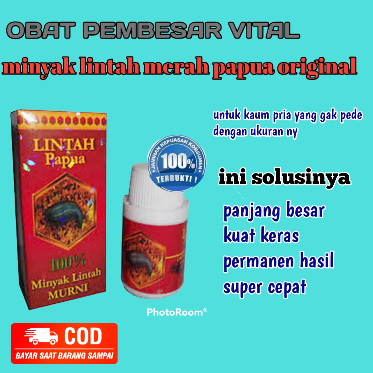 Jual Lintah Papua Asli 081249999367 Minyak Pembesar Pria Permanen