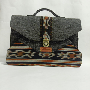 UWAISGEN Tas Laptop Goni Blanket Etnik Bali Handmade Faiz Bag 14/15 inchi