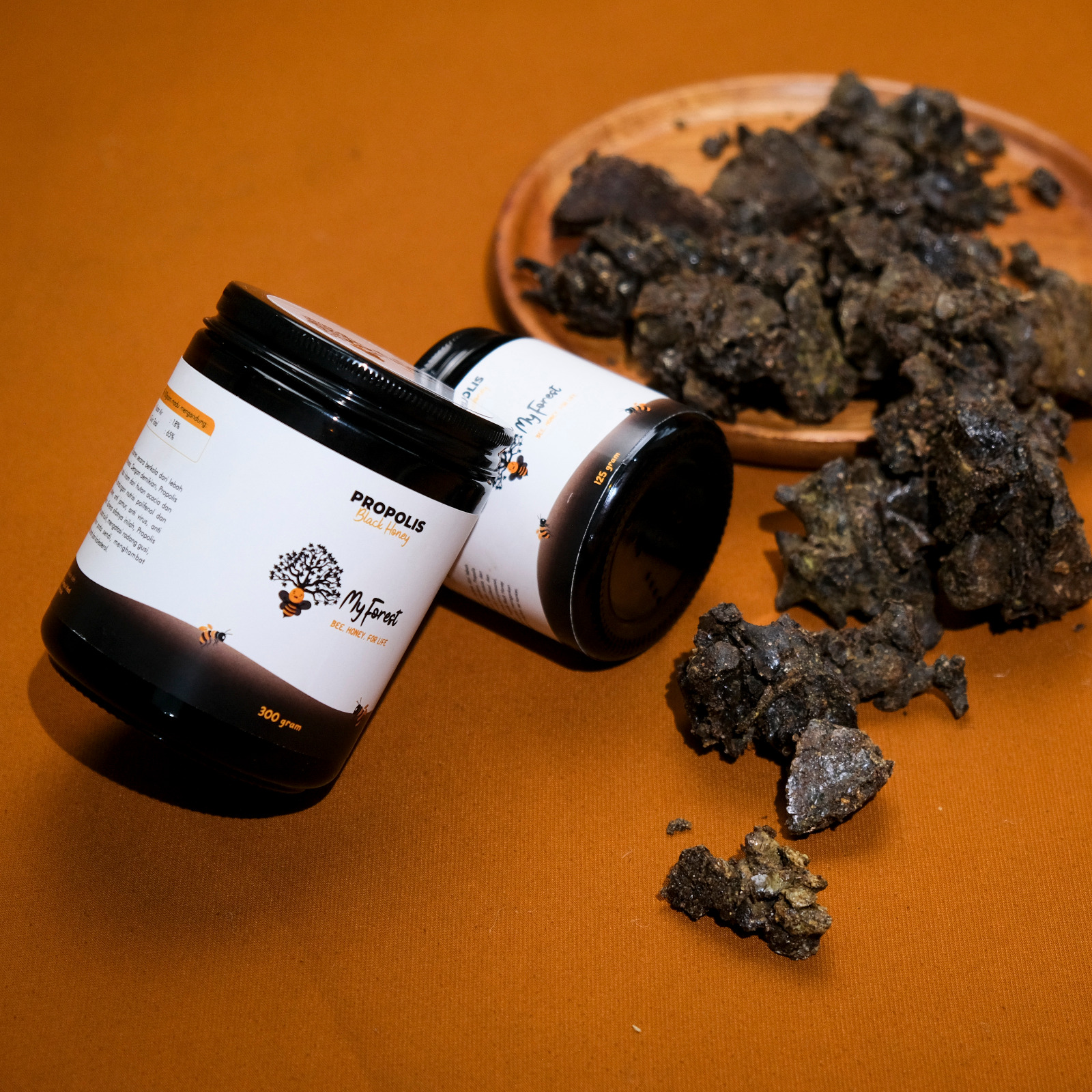 (Madu  Propolis) My Forest Propolis Black Honey 300 grm