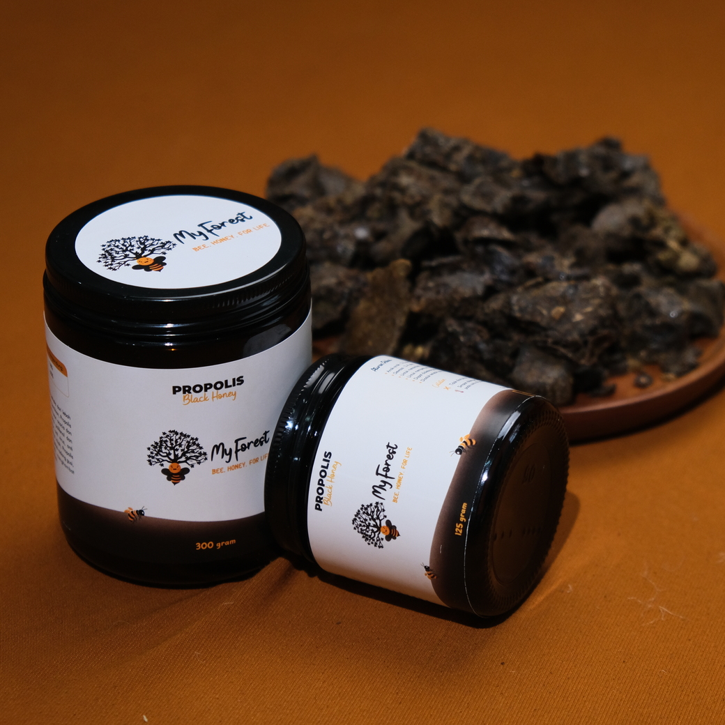 (Madu  Propolis) My Forest Propolis Black Honey 300 grm