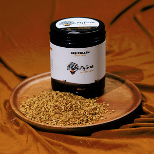 (Madu  Bee Pollen) My Forest Bee Pollen Black Honey 300 grm