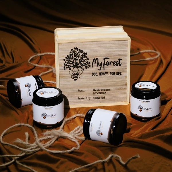 Hampers Paket My Forest Black Honey 4 Variant 125 grm