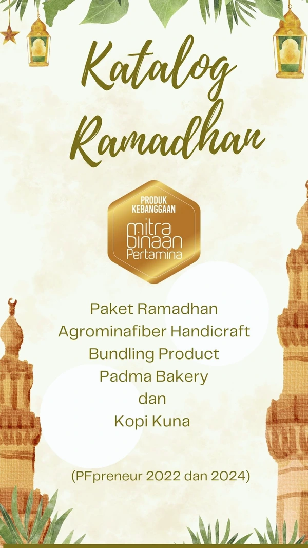 Paket Ramadhan Agrominafiber Handicraft Bundling Product Padma Bakery dan  Kopi Kuna