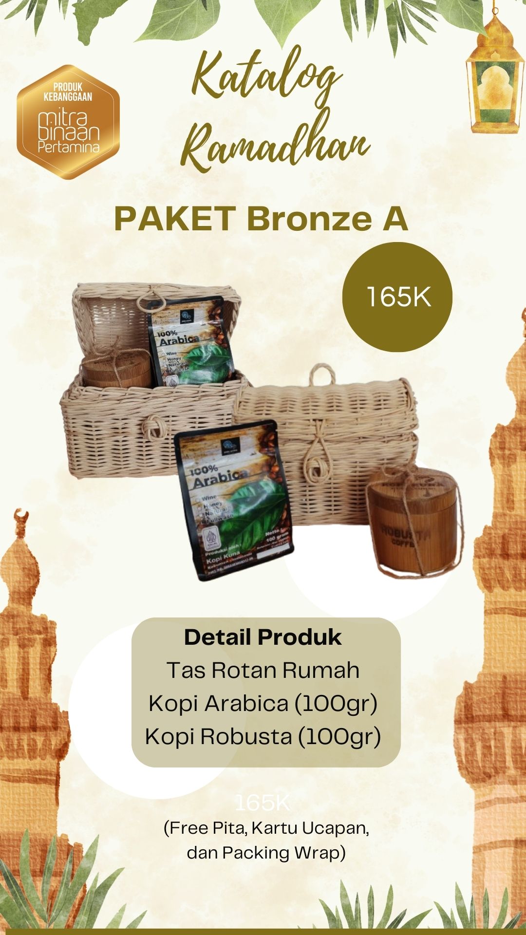 Paket Ramadhan Agrominafiber Handicraft Bundling Product Padma Bakery dan  Kopi Kuna