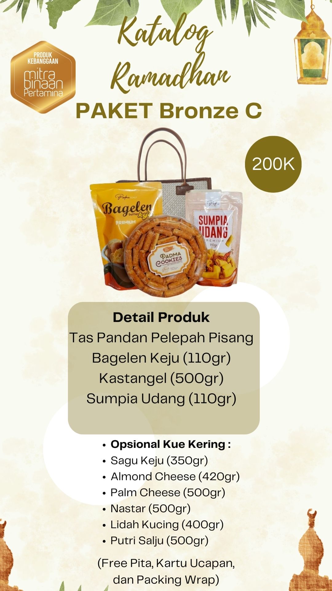 Paket Ramadhan Agrominafiber Handicraft Bundling Product Padma Bakery dan  Kopi Kuna