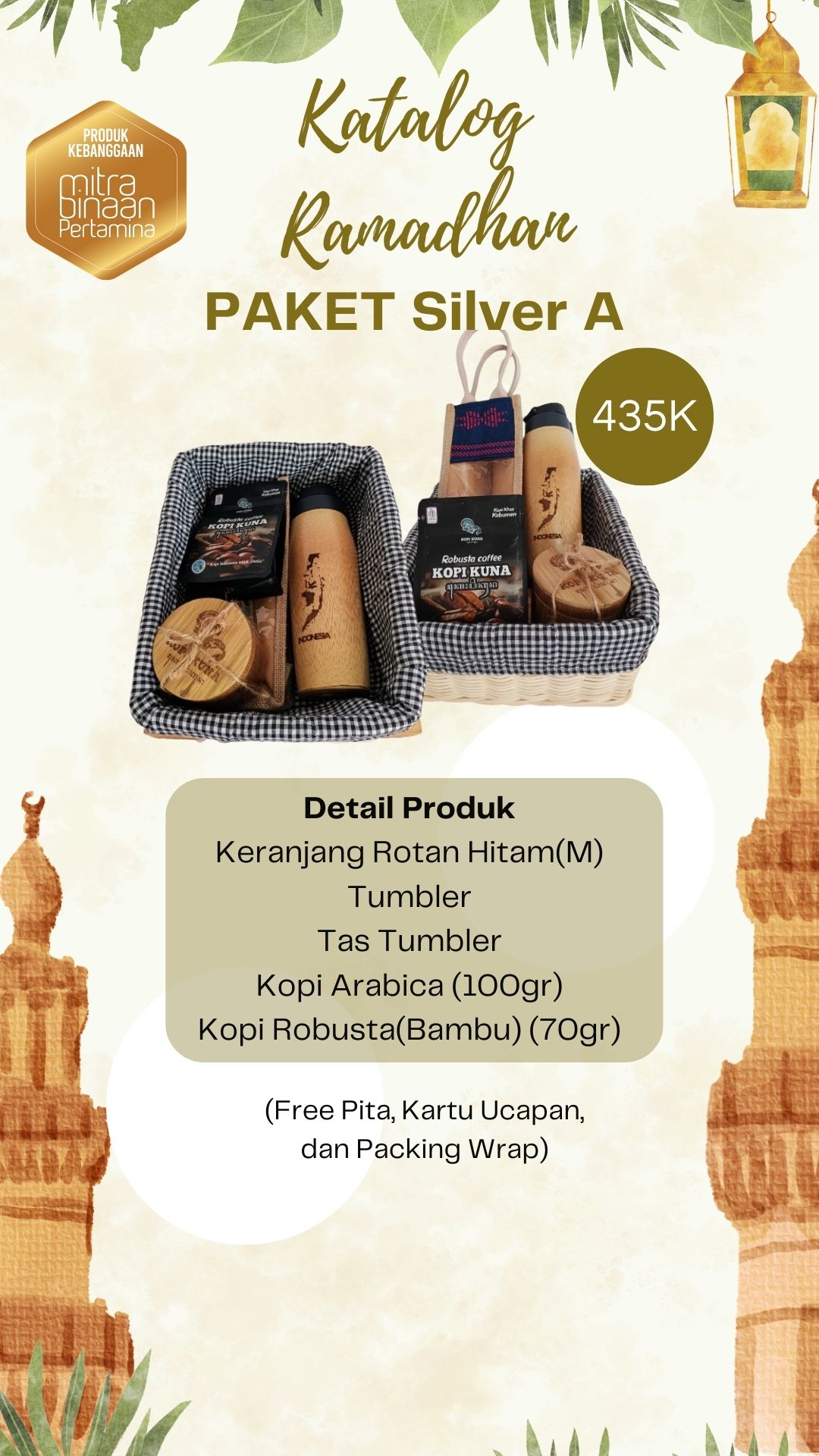 Paket Ramadhan Agrominafiber Handicraft Bundling Product Padma Bakery dan  Kopi Kuna