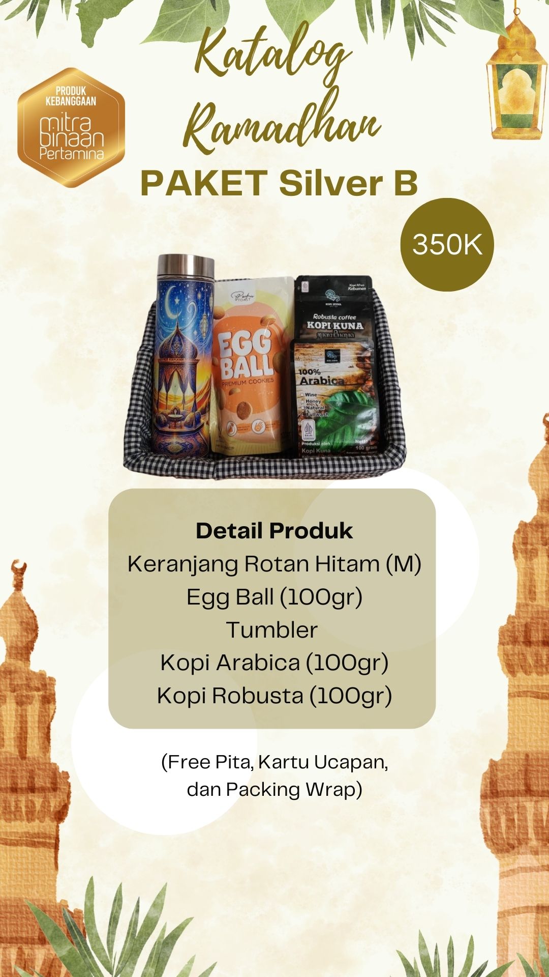 Paket Ramadhan Agrominafiber Handicraft Bundling Product Padma Bakery dan  Kopi Kuna