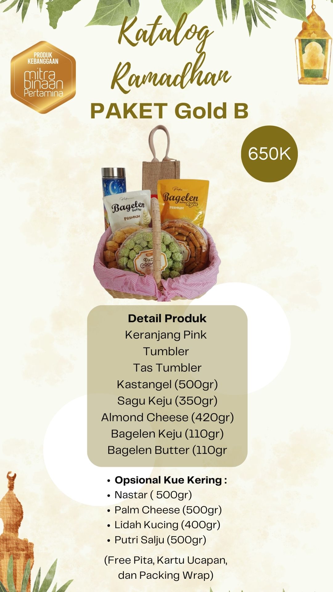 Paket Ramadhan Agrominafiber Handicraft Bundling Product Padma Bakery dan  Kopi Kuna