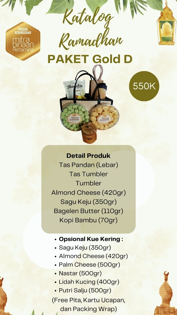 Paket Ramadhan Agrominafiber Handicraft Bundling Product Padma Bakery dan  Kopi Kuna