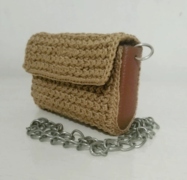Dompet Rajut Kulit Mini