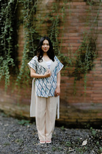 KAINNESIA Vest Tenun Wanita 3 Look Seraya Series Fit to L