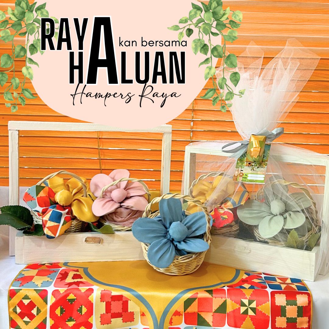 HaluanBali Hampers Lebaran Elegan – Sajadah & Hijab Voal Premium