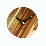 Customizeable Jam dinding kayu jati dengan ornamen sonokeling
