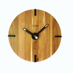 Customizeable Jam dinding kayu jati dengan ornamen sonokeling