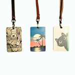 Customizeable Varian Lanyard Kayu Jati dan Maple