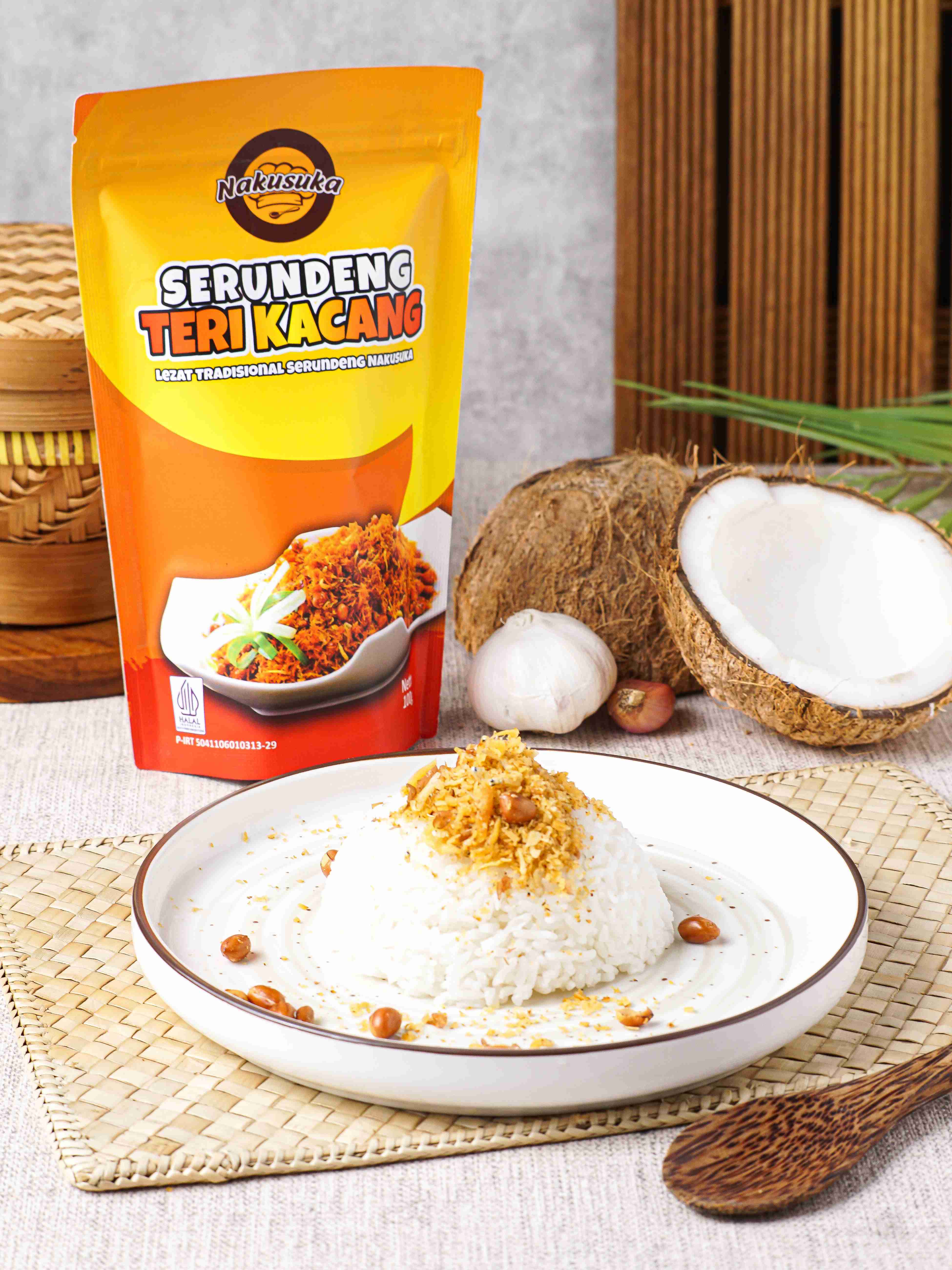 Serundeng Teri Kacang
